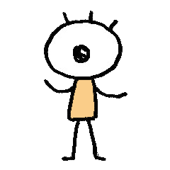 [LINEスタンプ] アルキ目デスの画像（メイン）