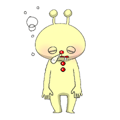 [LINEスタンプ] 宇宙生物ピコニョン