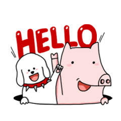 [LINEスタンプ] Mr. Pig