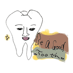 [LINEスタンプ] BE A GOOD TOOTH！！の画像（メイン）