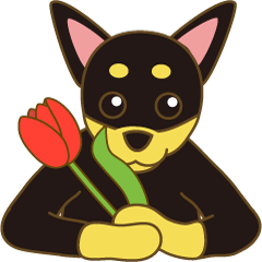 [LINEスタンプ] ピンちゃんの画像（メイン）
