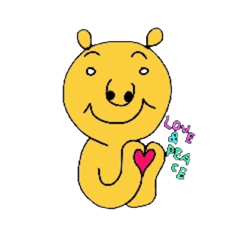 [LINEスタンプ] くま feat 先輩＆後輩