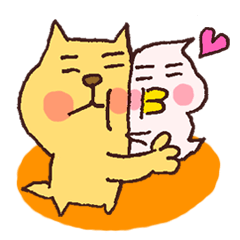 [LINEスタンプ] oteスタンプ〜アタシとコトリちゃん〜の画像（メイン）