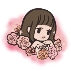 [LINEスタンプ] HER ORDINARY DAY