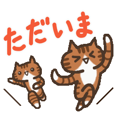 [LINEスタンプ] 双子ねこがいっぱい1