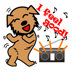 [LINEスタンプ] 犬のポチの画像（メイン）