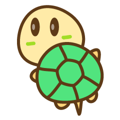 [LINEスタンプ] Little Turtle kame カメの画像（メイン）