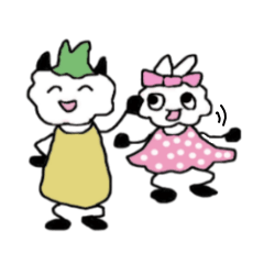 [LINEスタンプ] フワッペ兄妹