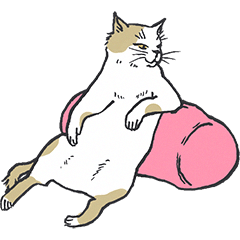 [LINEスタンプ] 浮世絵風（？）ねこ