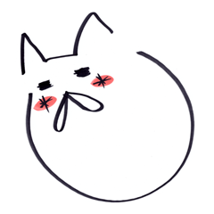 [LINEスタンプ] 顔だけ動物