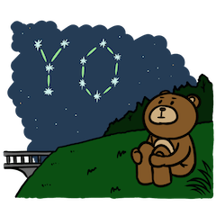 [LINEスタンプ] まゆクマ 〜Yo編〜の画像（メイン）