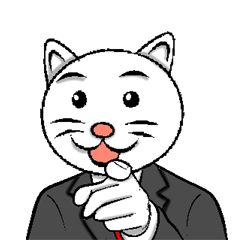 [LINEスタンプ] 猫の係長の画像（メイン）