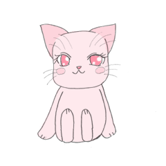 [LINEスタンプ] 桃猫