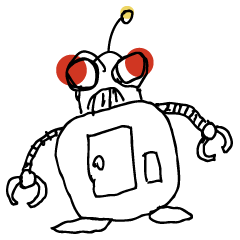 [LINEスタンプ] ダメろぼ