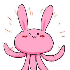 [LINEスタンプ] うさぎエイリアン