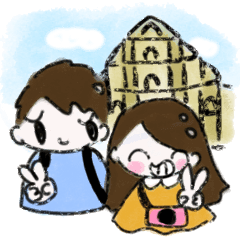 [LINEスタンプ] Sim ＆ Sheepの画像（メイン）