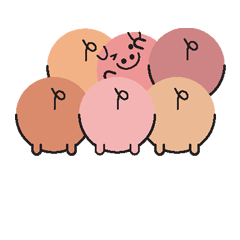 [LINEスタンプ] いない いない  豚！！   "Abe"