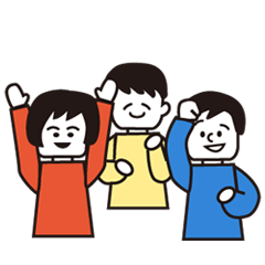 [LINEスタンプ] みんなともだちの画像（メイン）