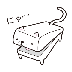 [LINEスタンプ] クリップネコ