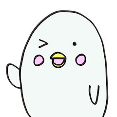[LINEスタンプ] 白イルカ キュピー