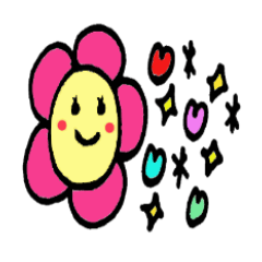 [LINEスタンプ] 幸せ花