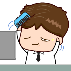 [LINEスタンプ] Kingdom of Employee (men)