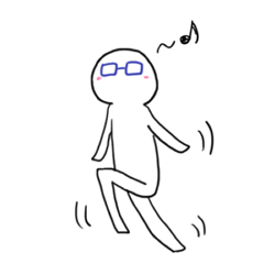 [LINEスタンプ] めがねのしらいさんの画像（メイン）