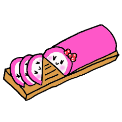 [LINEスタンプ] かまぼ子ちゃんの画像（メイン）