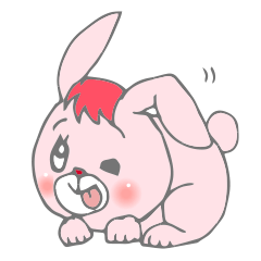 [LINEスタンプ] うさピノの日常の画像（メイン）