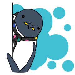 [LINEスタンプ] 親しき仲にも礼儀あり ペンギン ニーチェの画像（メイン）