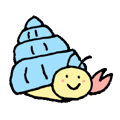 [LINEスタンプ] ヤドカリだもの。