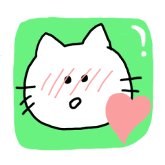 [LINEスタンプ] しろねこじゃけんの画像（メイン）