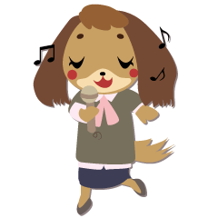 [LINEスタンプ] OL犬・ミサ