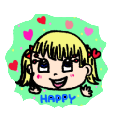 [LINEスタンプ] 可愛い女の子たち