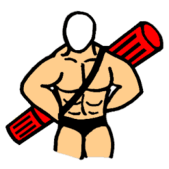 [LINEスタンプ] 筋肉社員 ムーキーの画像（メイン）