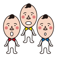 [LINEスタンプ] トリプリッツマン