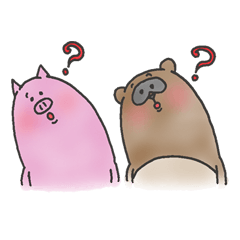 [LINEスタンプ] ぶーさんとたーさんの画像（メイン）