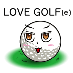 [LINEスタンプ] LOVE GOLF(e)