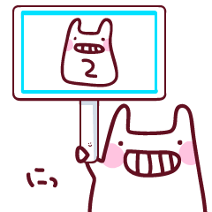 [LINEスタンプ] うさぎぶ うさぎ 2の画像（メイン）