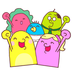 [LINEスタンプ] CocoPPa Family（ココッパファミリー）