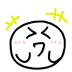 [LINEスタンプ] かわいい？顔文字スタンプの画像（メイン）