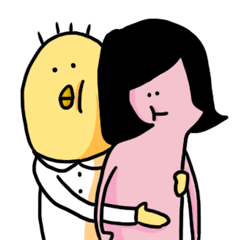 [LINEスタンプ] つん子とピ太郎の画像（メイン）