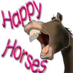 [LINEスタンプ] 馬 Horses 馬大好きの画像（メイン）