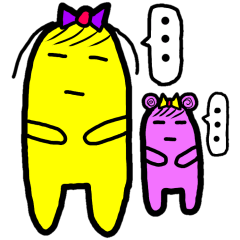 [LINEスタンプ] サラサラファミリー