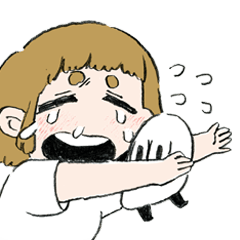 [LINEスタンプ] もぶ と ぼぶのおなご - その2