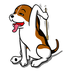 [LINEスタンプ] I-TIM: The Beagleの画像（メイン）