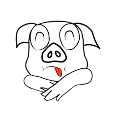 [LINEスタンプ] 琉球豚とんとん