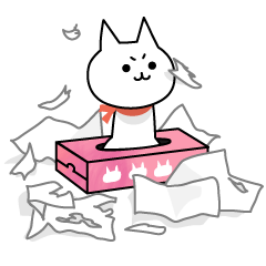 [LINEスタンプ] 猫のちーにゃん お仕事編1