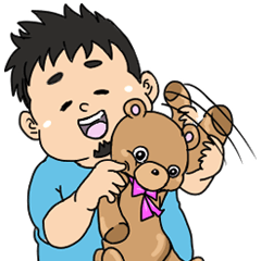 [LINEスタンプ] むちぽちゃ男子 2の画像（メイン）