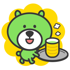 [LINEスタンプ] くまのマークの画像（メイン）